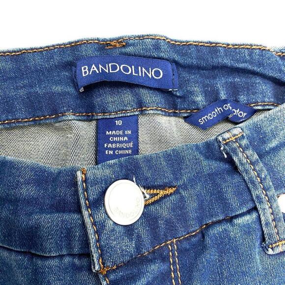 Bandolino Smooth Operator Skimmer Women's size 10 Blue Denim jean Shorts - Picture 3 of 4